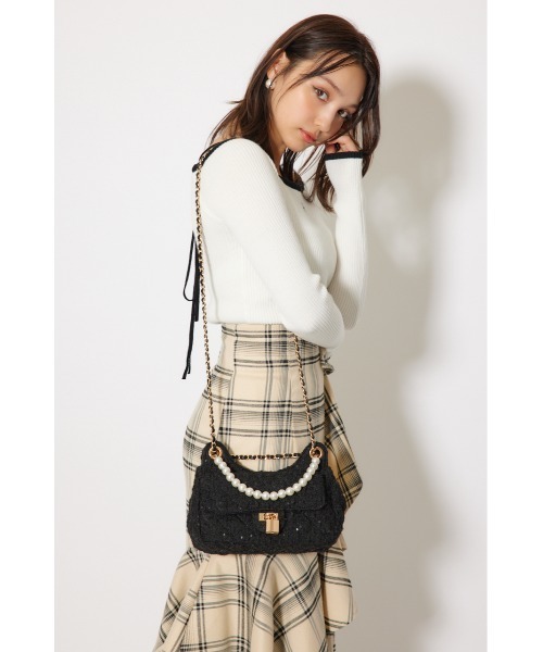 セール】2WAYパッドロックショルダーバッグ 秋服 冬服（ショルダー