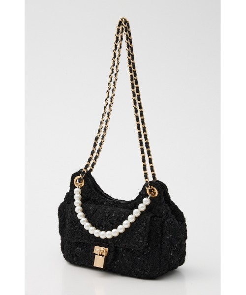 rienda（リエンダ）の「2WAYパッドロックショルダーバッグ 秋服 冬服（ショルダーバッグ・レディース・ブラック/レッド/ホワイト・FREE）」の13枚目の写真