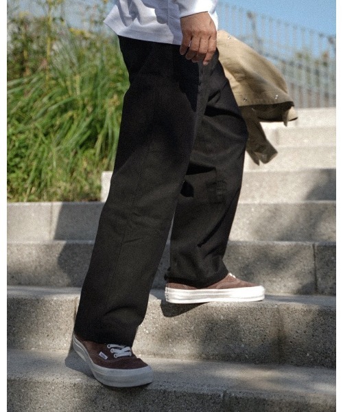 #Re:room（リルーム）の「ヘビーチノツータックワイドパン（チノパンツ・メンズ・ブラック/カーキ/オフホワイト・SMALL/MEDIUM）」の22枚目の写真