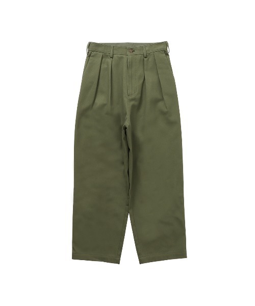 #Re:room（リルーム）の「ヘビーチノツータックワイドパン（チノパンツ・メンズ・ブラック/カーキ/オフホワイト・SMALL/MEDIUM）」の17枚目の写真