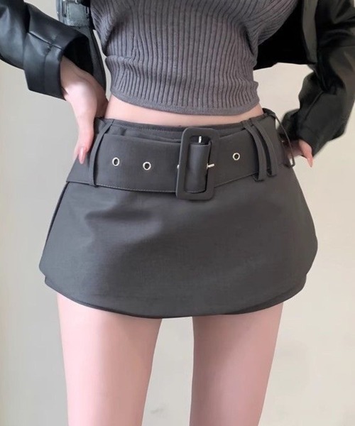 SPIGA（スピーガ）の「ﾍﾞﾙﾄ付ｼｮｰﾄﾊﾟﾝﾂ（その他パンツ・レディース・ブラック/グレー・SMALL/MEDIUM/LARGE/X-LARGE）」の5枚目の写真