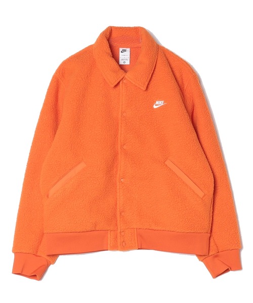 NIKE(ナイキ)の「NIKE AS M NK CLUB SHERPA COACHES JK HV1430(ブルゾン・メンズ・ブラック/オレンジ・M/L)」の1枚目の写真