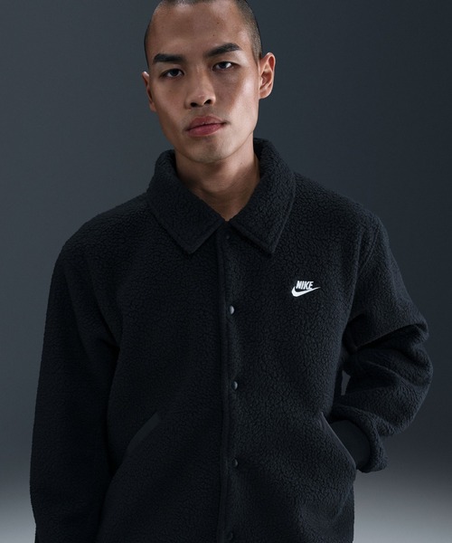 NIKE(ナイキ)の「NIKE AS M NK CLUB SHERPA COACHES JK HV1430(ブルゾン・メンズ・ブラック/オレンジ・M/L)」の5枚目の写真