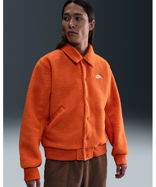 NIKE(ナイキ)の「NIKE AS M NK CLUB SHERPA COACHES JK HV1430(ブルゾン・メンズ・ブラック/オレンジ・M/L)」の12枚目の写真