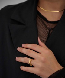 CENE（セネ）の「【CENE】セネ/フルイドラインリング（リング）」