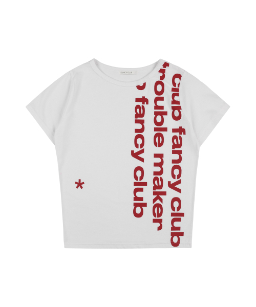 FANCY CLUB(ファンシークラブ)の「ベイウォッチ クロップTシャツ (ホワイト) F25QB103(Tシャツ/カットソー・レディース・ホワイト・FREE)」の4枚目の写真