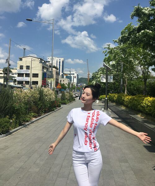 FANCY CLUB(ファンシークラブ)の「ベイウォッチ クロップTシャツ (ホワイト) F25QB103(Tシャツ/カットソー・レディース・ホワイト・FREE)」の12枚目の写真