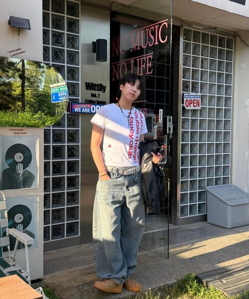 FANCY CLUB(ファンシークラブ)の「ベイウォッチ クロップTシャツ (ホワイト) F25QB103(Tシャツ/カットソー・レディース・ホワイト・FREE)」の14枚目の写真