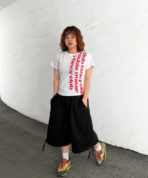 FANCY CLUB(ファンシークラブ)の「ベイウォッチ クロップTシャツ (ホワイト) F25QB103(Tシャツ/カットソー・レディース・ホワイト・FREE)」の17枚目の写真