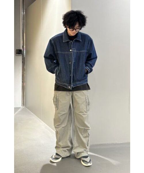 INSILENCE（インサイロンス）の「オーバーサイズトラッカージャケット MID BLUE（デニムジャケット・レディース・その他・LARGE/MEDIUM）」の6枚目の写真