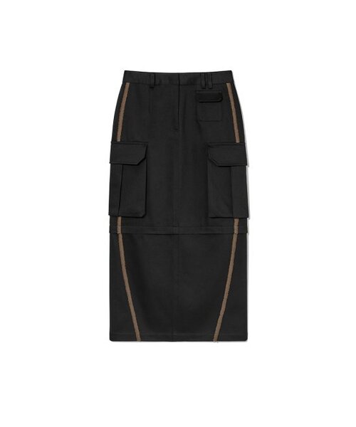 Kijun(キジュン)の「JOEL Cargo Long Skirt Black(スカート・レディース・その他・LARGE)」の1枚目の写真