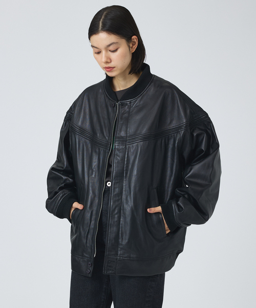 USED TOWNCRAFT ダービージャケット 黒 L TOWNCRAFT/タウンクラフト】Leather Derby Jacket / レザー ダービー