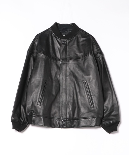 TOWNCRAFT(タウンクラフト)の「【TOWNCRAFT/タウンクラフト】Leather Derby Jacket / レザー ダービー ジャケット/ユニセックス(ブルゾン・メンズ・ブラック・L/M)」の12枚目の写真