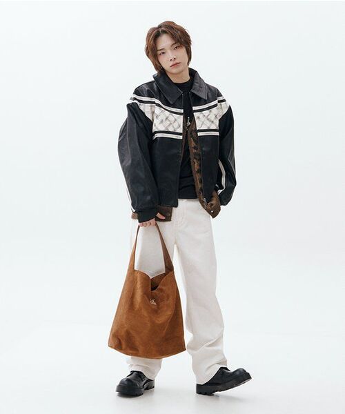 MUSINSA STANDARD（ムシンサスタンダード）の「テンセルスリムモックネック長袖Tシャツ[ブラック]（Tシャツ/カットソー・メンズ・その他・MEDIUM/LARGE/X-LARGE/XX-LARGE/SMALL）」の7枚目の写真