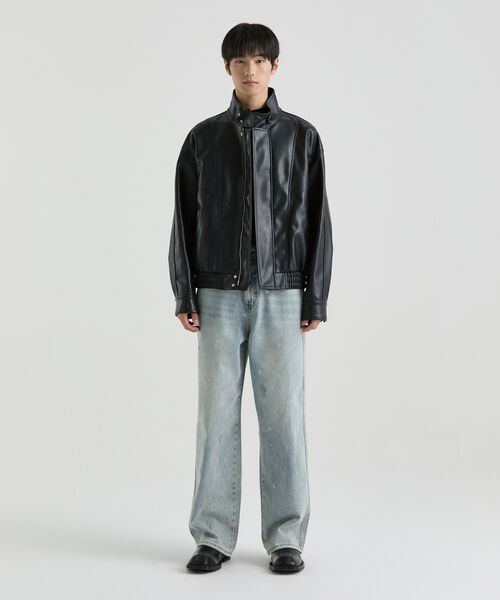 MUSINSA STANDARD（ムシンサスタンダード）の「テンセルスリムモックネック長袖Tシャツ[ブラック]（Tシャツ/カットソー・メンズ・その他・MEDIUM/LARGE/X-LARGE/XX-LARGE/SMALL）」の12枚目の写真