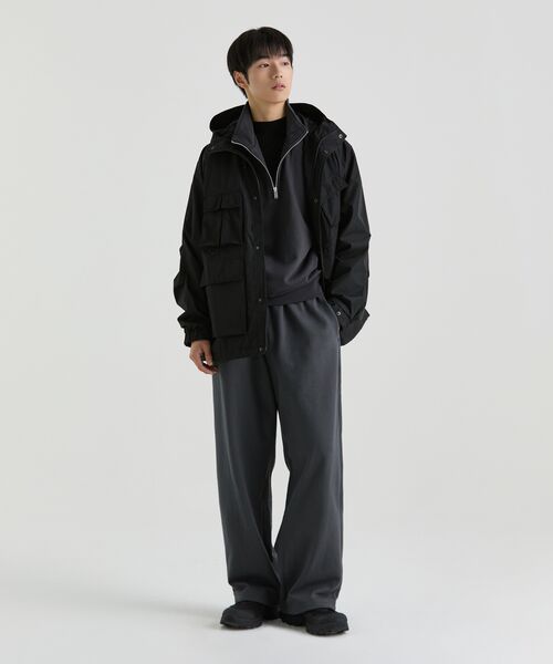 MUSINSA STANDARD（ムシンサスタンダード）の「テンセルスリムモックネック長袖Tシャツ[ブラック]（Tシャツ/カットソー・メンズ・その他・MEDIUM/LARGE/X-LARGE/XX-LARGE/SMALL）」の15枚目の写真