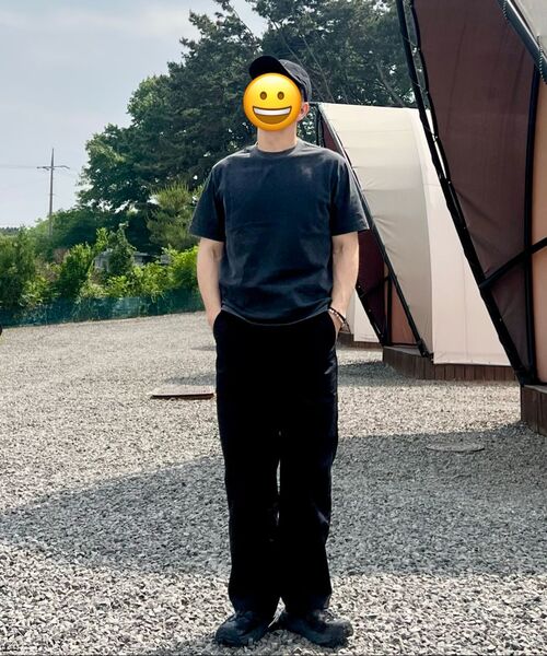 MUSINSA STANDARD（ムシンサスタンダード）の「リップストップパーティグパンツ[ブラック]（その他パンツ・メンズ・その他・40/38/42/36/34/28/29/32/30/31/33/26/27）」の8枚目の写真