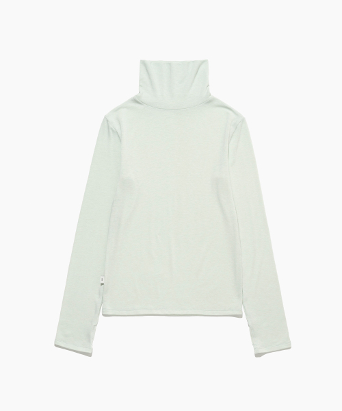 TTUDEMENT(トュードメント)の「ROLL-NECK LONG SLEEVE TOP MINT(Tシャツ/カットソー・レディース・その他・FREE)」の4枚目の写真