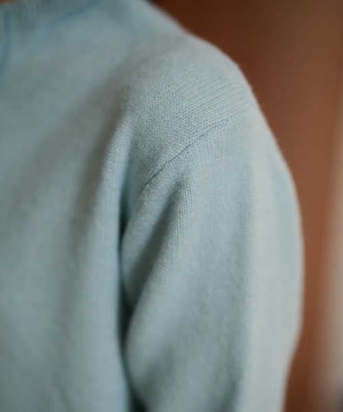 LAULEN（ローレン）の「square button knit cardigan /スクエアボタンオフネックニットカーディガン（カーディガン/ボレロ・レディース・ライトブルー/アイボリー/イエロー・FREE）」の16枚目の写真