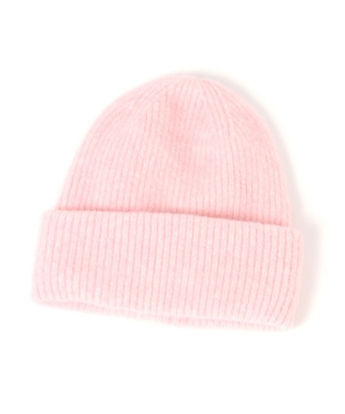 LAKOLE（ラコレ）の「ダブルロールニットキャップ / 604267（ニットキャップ/ビーニー・レディース・ブルー/ピンク/ライトグレー・FREE）」の5枚目の写真