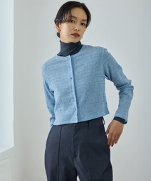 ROPE' | ボタニカルダイコンパクトカーディガン/イージーケア・アンサンブル対応(カーディガン/ボレロ)