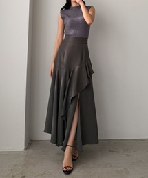 Louere（ルエレ）の「イレヘムスリットフレアスカート（スカート）」