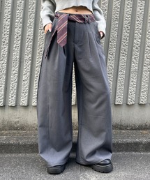3.3 Field Trip  | 3.3 Field Trip／タイ付きワイドスラックス(その他パンツ)