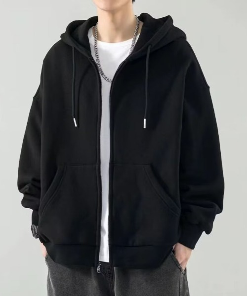 REBALANCE(リバランス)の「メンズ フード付き カーディガン(カーディガン/ボレロ・メンズ・B/A・MEDIUM/LARGE/X-LARGE)」の2枚目の写真