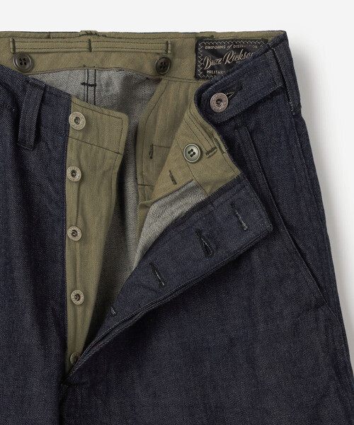 Buzz Rickson's(バズリクソンズ)の「BUZZ RICKSON'S | M-1943 DENIM CIVILIAN MEN(デニムパンツ・メンズ・インディゴブルー・34/32)」の6枚目の写真