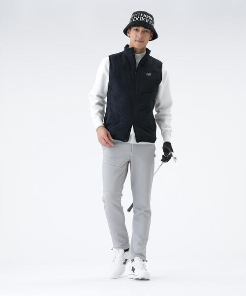 New Balance golf ダウンベスト 白/黒 ゴルフ New Balance golf ダウンベスト 白/黒 ゴルフ New Balance golf ダウン