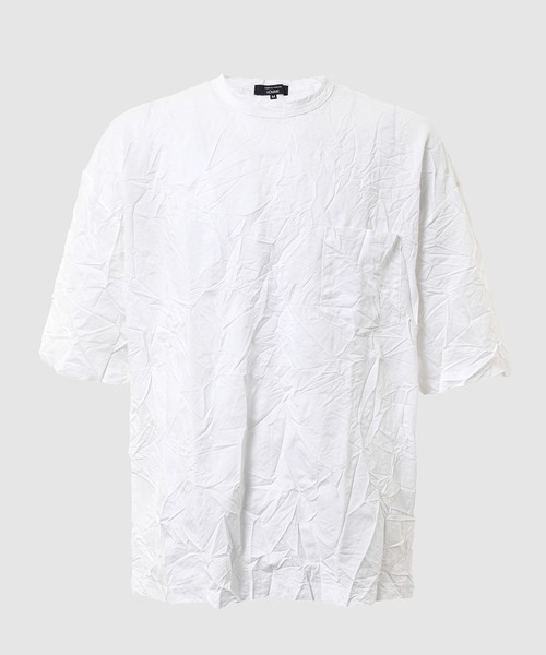 COMME des GARCONS HOMME(コム デ ギャルソン・オム)の「COTTON POLYESTER T-SHIRTS(Tシャツ/カットソー・メンズ・ブラック/ホワイト・S/M/L/XL)」の1枚目の写真