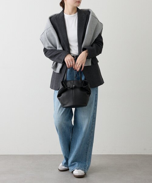 russet（ラシット）の「レザー2WAYミニトートバッグ（トートバッグ・レディース・アイボリー/ブラック/グレー系その他・FREE）」の5枚目の写真