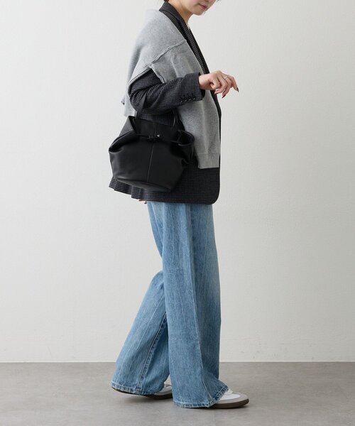 russet（ラシット）の「レザー2WAYミニトートバッグ（トートバッグ・レディース・アイボリー/ブラック/グレー系その他・FREE）」の6枚目の写真