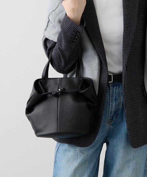 russet（ラシット）の「レザー2WAYミニトートバッグ（トートバッグ・レディース・アイボリー/ブラック/グレー系その他・FREE）」の7枚目の写真