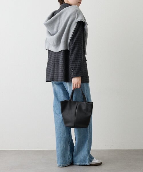 russet（ラシット）の「レザー2WAYミニトートバッグ（トートバッグ・レディース・アイボリー/ブラック/グレー系その他・FREE）」の12枚目の写真