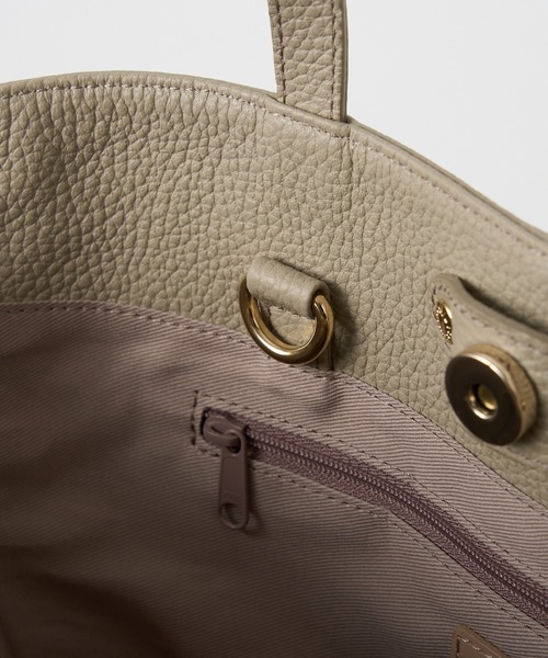 russet（ラシット）の「レザー2WAYミニトートバッグ（トートバッグ・レディース・アイボリー/ブラック/グレー系その他・FREE）」の17枚目の写真