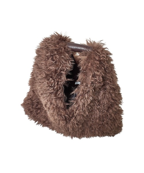 LE VERNIS（ル・ベルニ）の「(LE VERNIS)FAKE FUR BIG BAG（ショルダーバッグ・レディース・ブラウン/ライトグレー・ONE SIZE）」の12枚目の写真