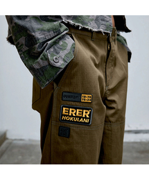 ERER（エルエル）の「パッチディテール付きボードワークパンツ ブラウン（その他パンツ）」