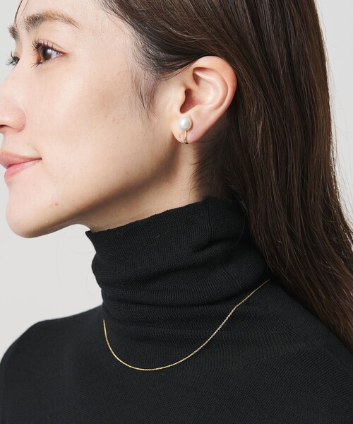 les bonbon（ルボンボン）の「＜les bonbon＞organic パール イヤリング（イヤリング・レディース・ホワイト・FREE）」の3枚目の写真