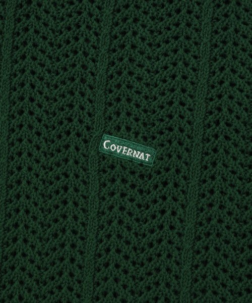 COVERNAT(カバーナット)の「ケーブルラウンドハーフニットグリーン(ニット/セーター・レディース・その他・MEDIUM/LARGE/SMALL/X-LARGE)」の4枚目の写真