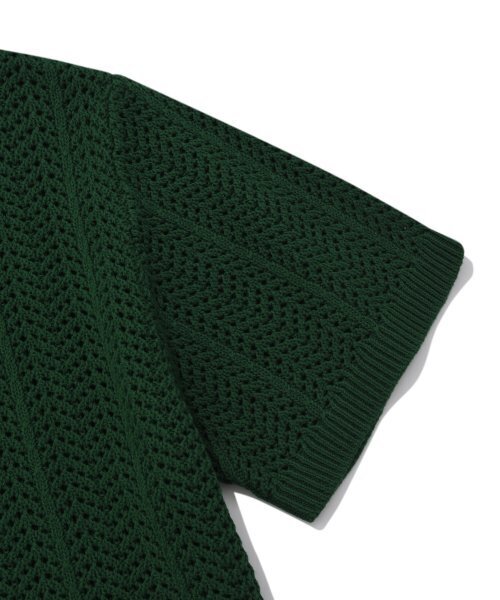 COVERNAT(カバーナット)の「ケーブルラウンドハーフニットグリーン(ニット/セーター・レディース・その他・MEDIUM/LARGE/SMALL/X-LARGE)」の5枚目の写真