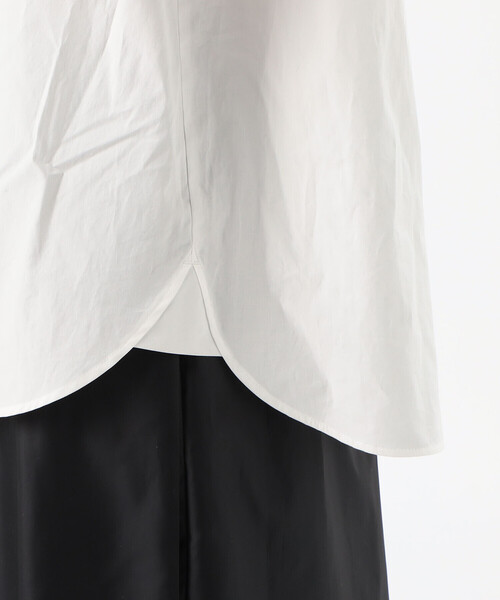 COMME CA(コムサ)の「〔 TALLサイズ 〕 オーガニックタイプライター シャツ(シャツ/ブラウス・レディース・ホワイト・15号/13号)」の6枚目の写真