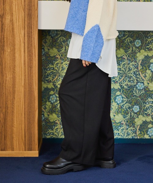 niko and...(ニコアンド)の「ヘリンボンカーブパンツ(その他パンツ・レディース・グレー/ブラック/アイボリー・FREE)」の7枚目の写真