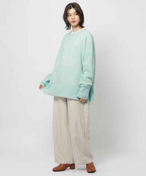 niko and...(ニコアンド)の「ヘリンボンカーブパンツ(その他パンツ・レディース・グレー/ブラック/アイボリー・FREE)」の22枚目の写真