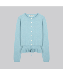 Frill sleeveless cardigan set [FRFA01CD05]_Sky blue