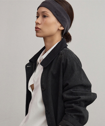 HOWUS（ホワス）の「HOWUS LOGO HAIR BAND (CHARCOAL)（スポーツグッズ）」