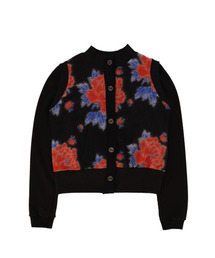 VINTAGE FLOWER WOOL KNIT CARDIGAN
