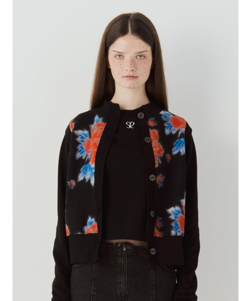 SETSETSET(セットセットセット)の「VINTAGE FLOWER WOOL KNIT CARDIGAN(カーディガン/ボレロ・レディース・その他・SMALL/MEDIUM)」の4枚目の写真
