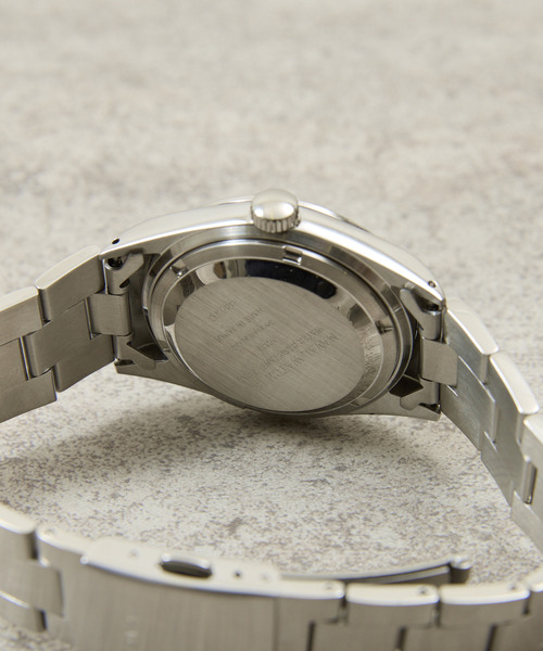 NAVAL WATCH(ナバルウォッチ)の「NAVAL WATCH ナバルウォッチ/ Produced By LOWERCASE PNP SV case Thinner 3Link Metal Strap White Dial w/Vintage White Lume プロデュースバイロウワーケース メカニカル3連メタルバンド腕時計 / FRXF003(アナログ腕時計・メンズ・ホワイト・FREE)」の8枚目の写真
