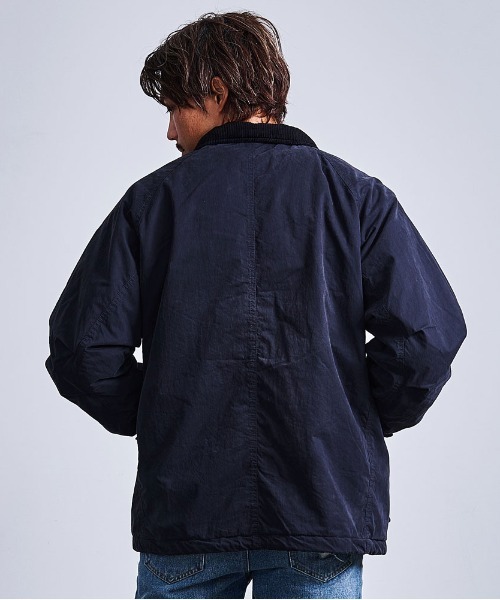 Dickies(ディッキーズ)の「『Dickies/ディッキーズ』CNピーチ薄中綿ワークジャケット(ブルゾン・メンズ・ブラック/オリーブ・LL/L/M)」の4枚目の写真